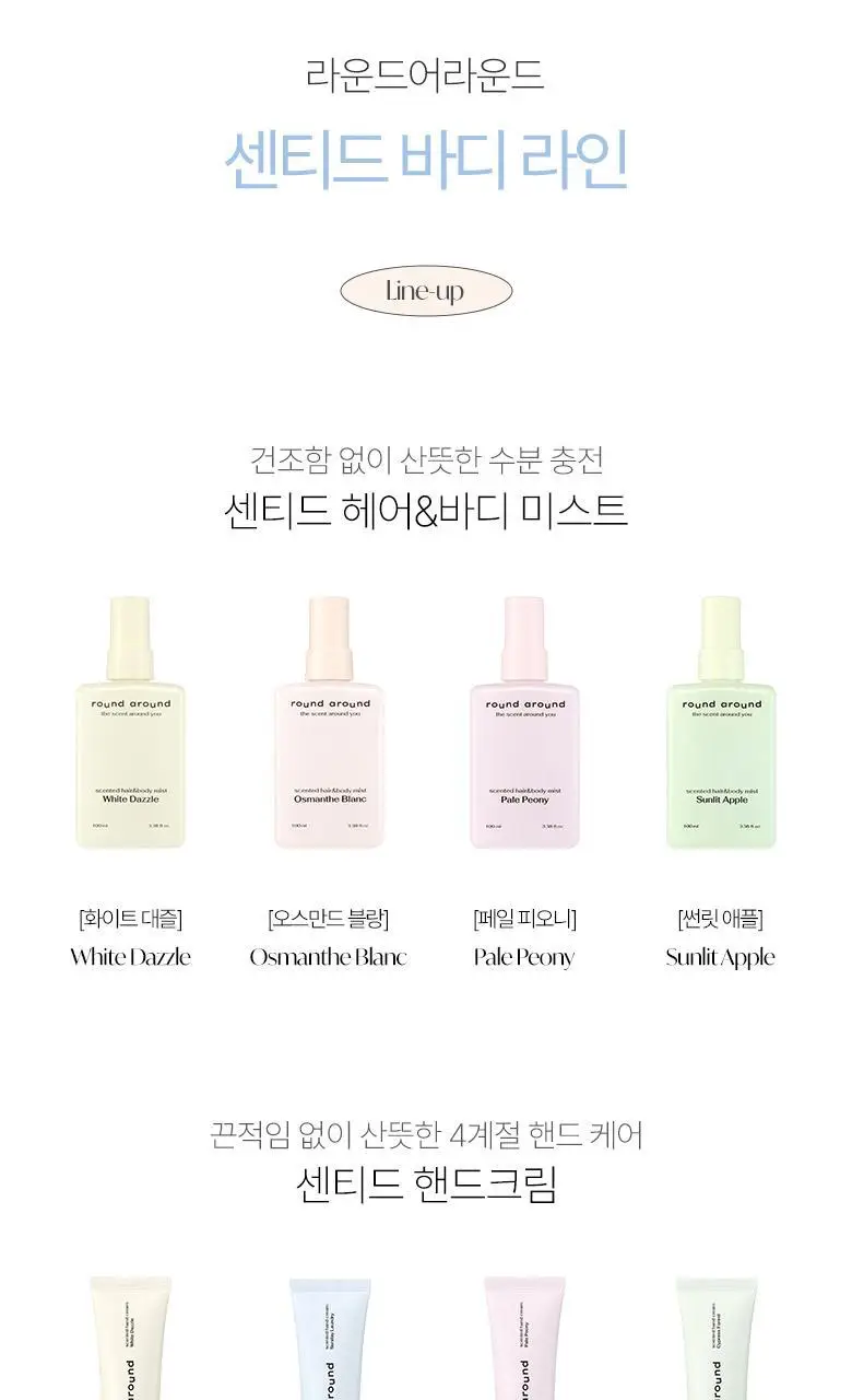 [산뜻수분] 라운드어라운드 센티드 핸드워시 300ml 2종 상세페이지 18